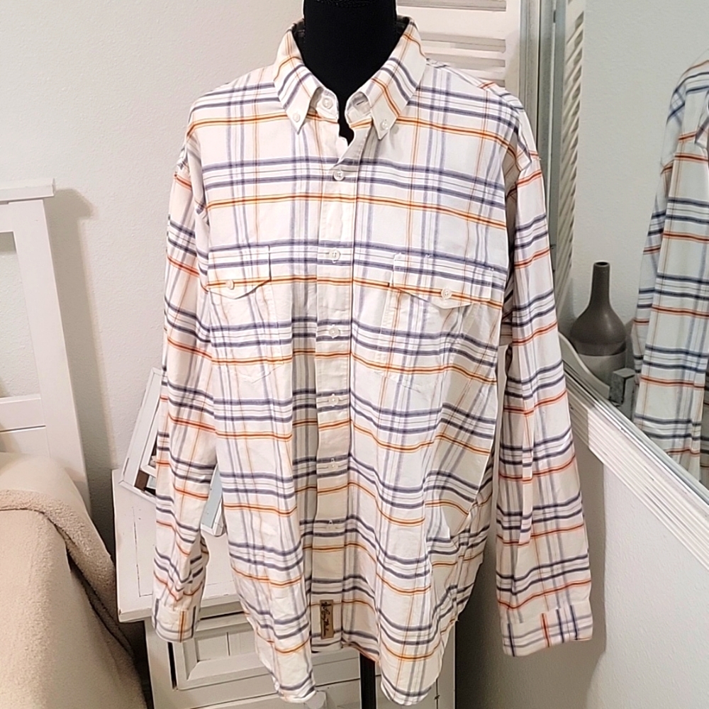Larry Mahan Plaid Button Down